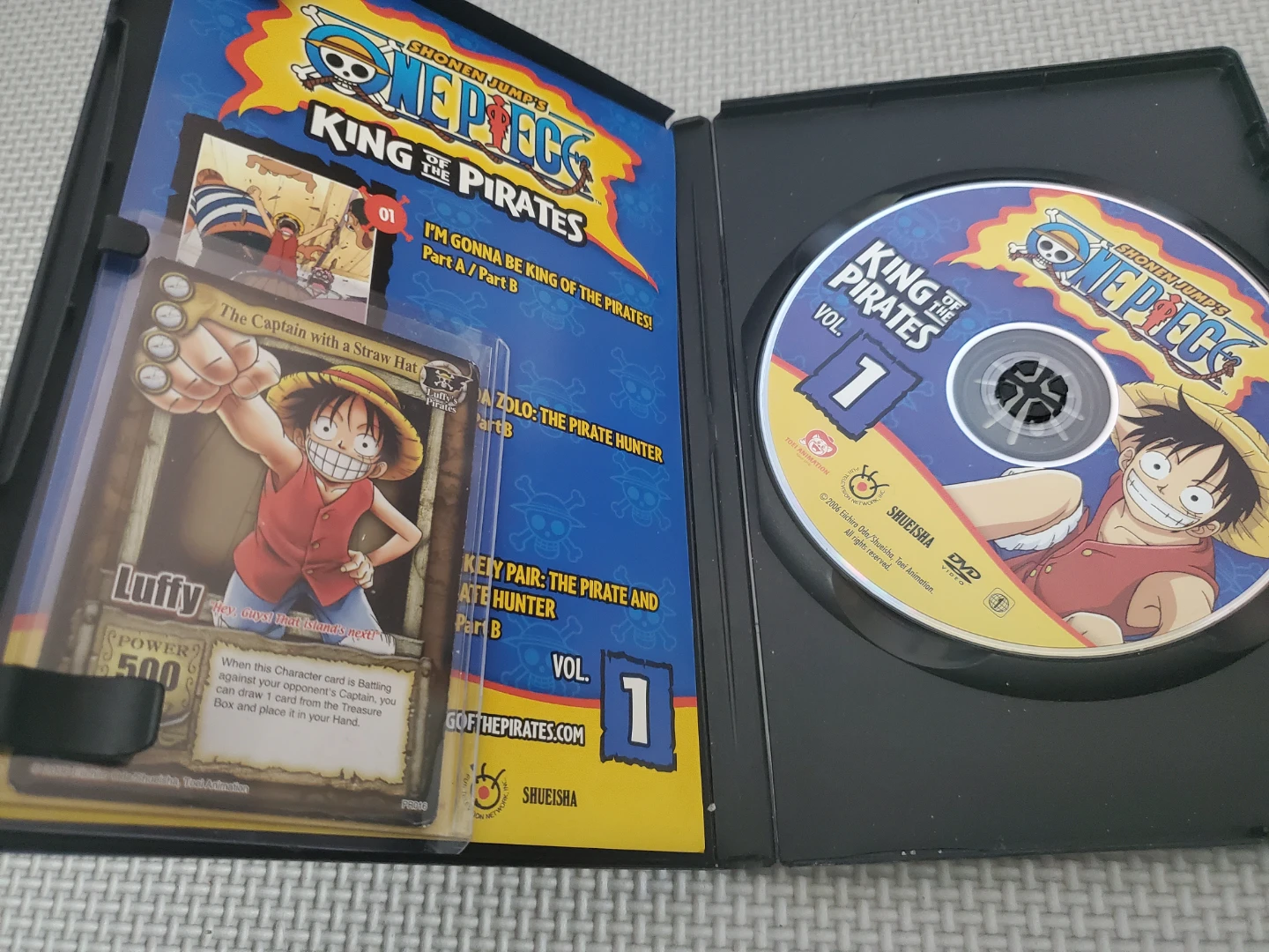 (DVD & Promo Card) One Piece: King of the Pirates Vol. 1