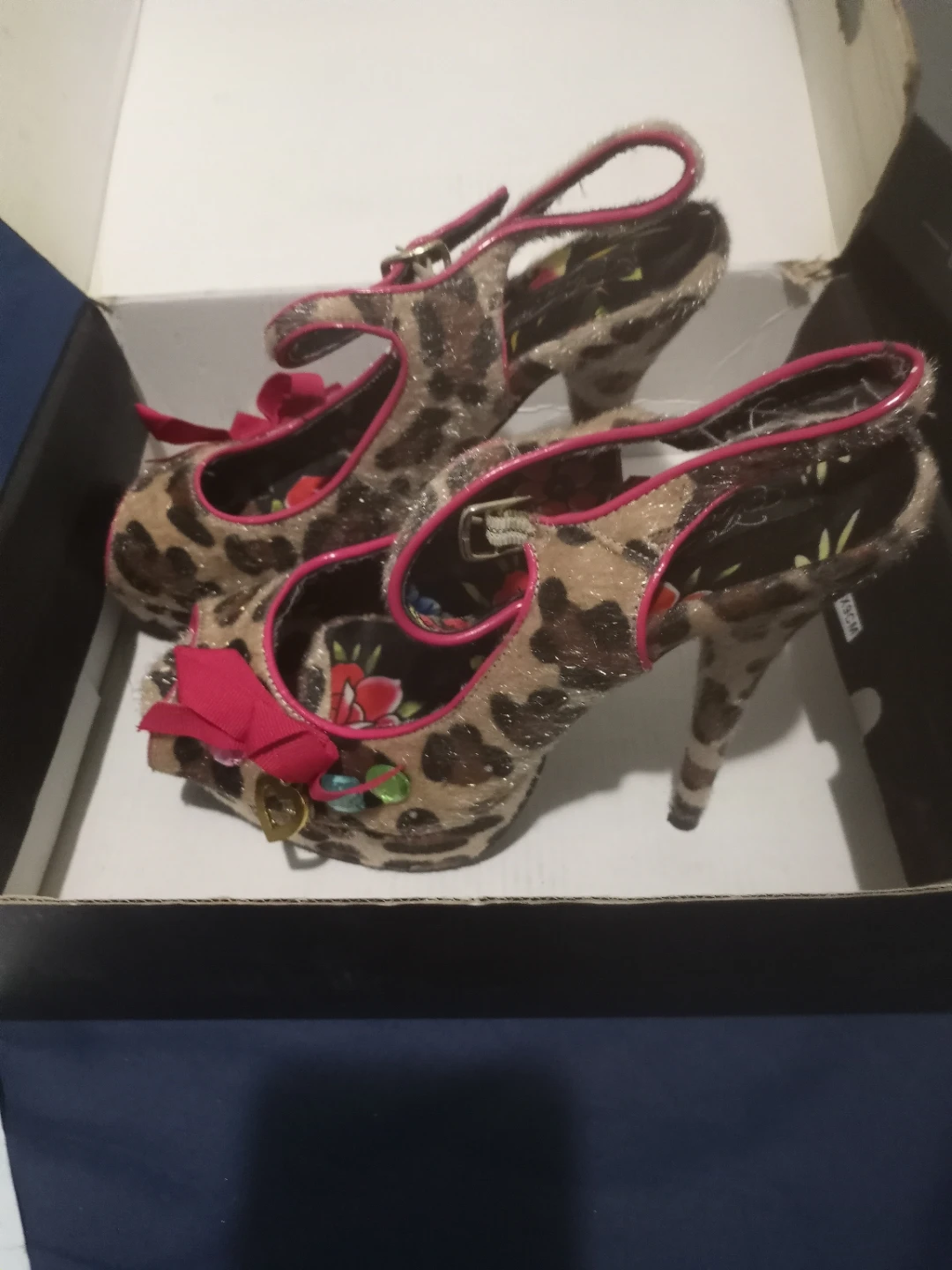 Irregular Choice Leopard Print Heels