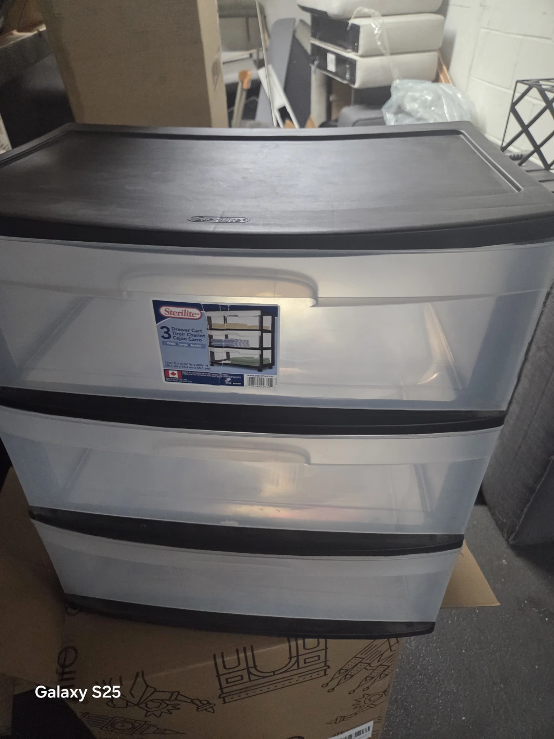 Sterilite 3 Drawer Cart - photo 3
