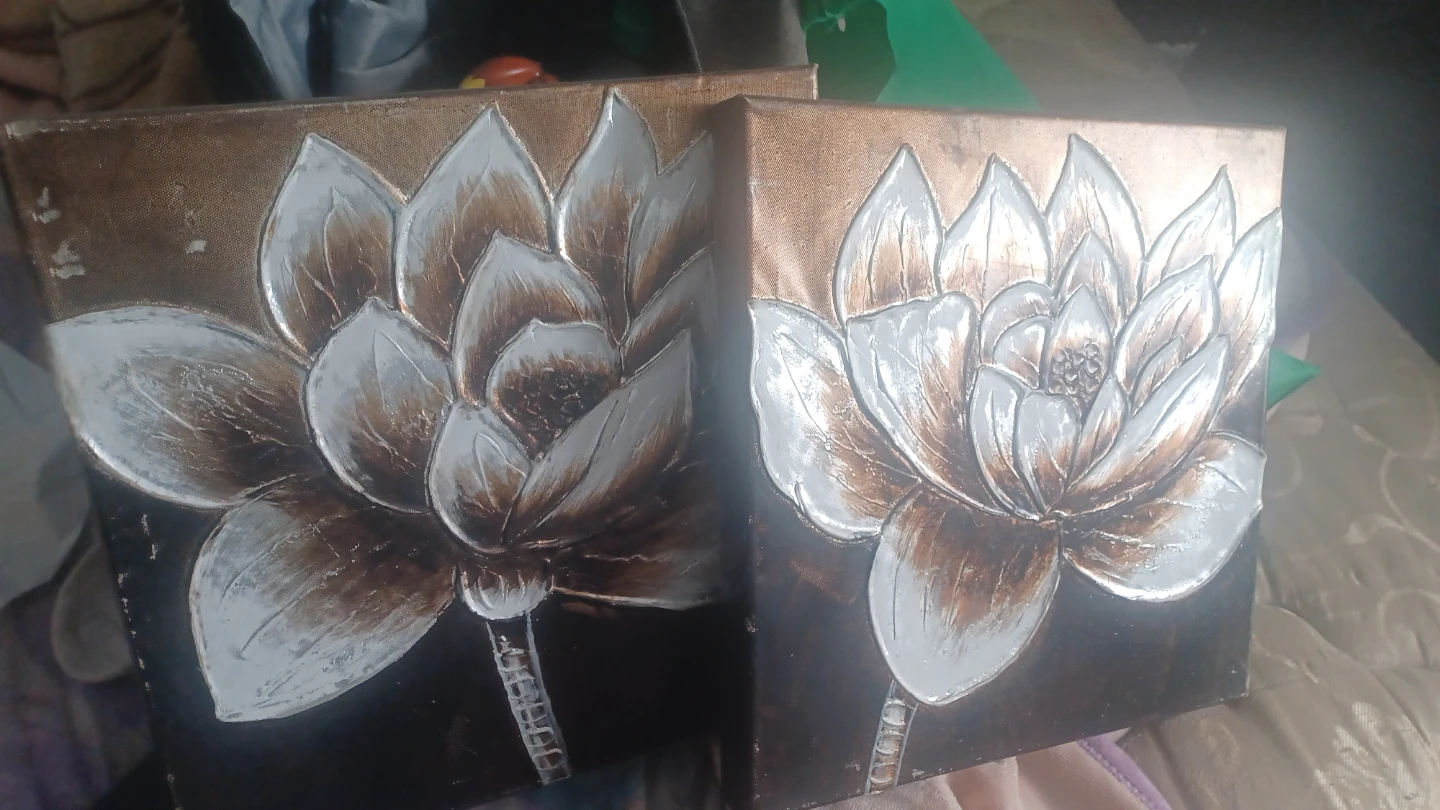 Set of 2 Floral Canvas Wall Art - photo 3