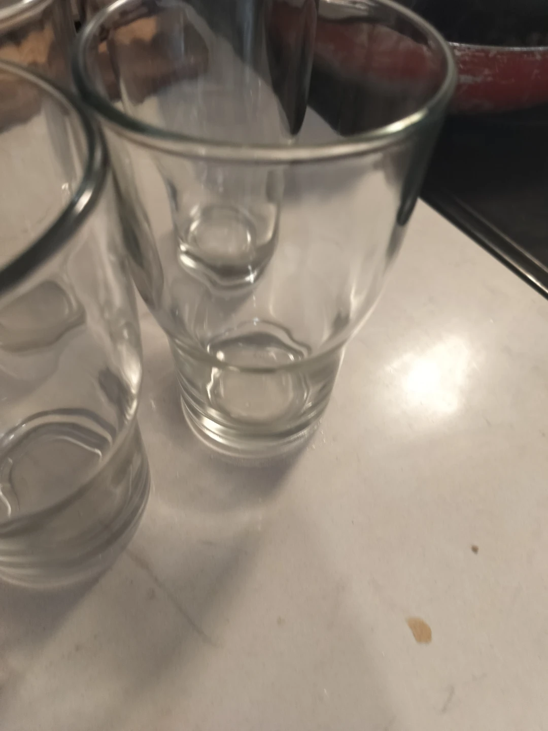 Set of 4 Clear Glass Tumblers - photo 3