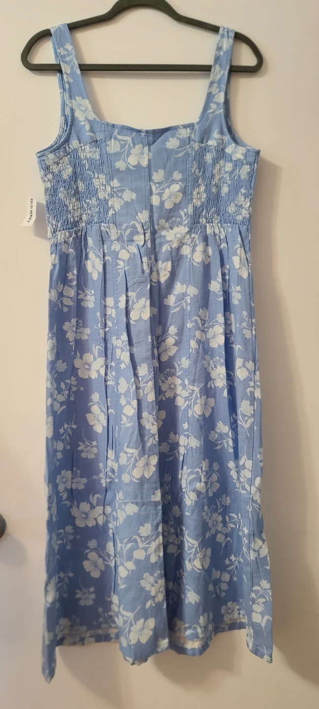 Old Navy Blue Floral Maxi Dress Size S - photo 4