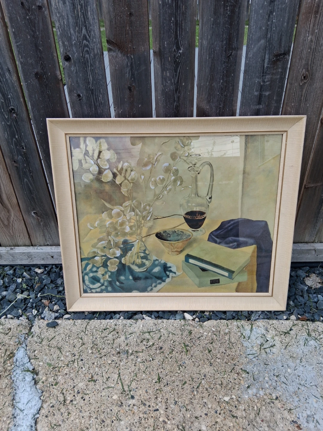 Framed Still Life Painting 34.5"w x 29.5"h - photo 2