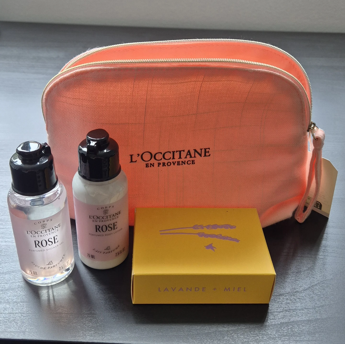 L’OCCITANE Mini Body Care Gift Set + Pouch
