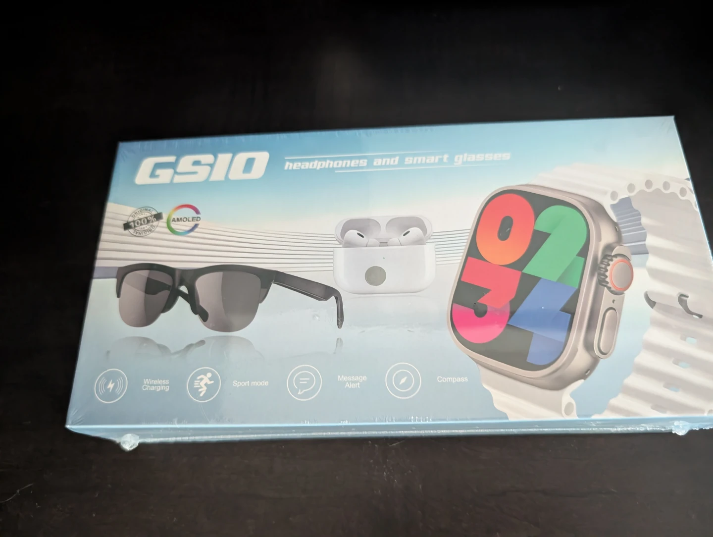 GSIO Headphones and Smart Glasses And Smart watch Combo