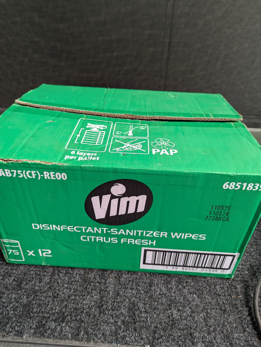 Vim Disinfectant-Sanitizer Wipes - Citrus Fresh (900 Wipes) - photo 2