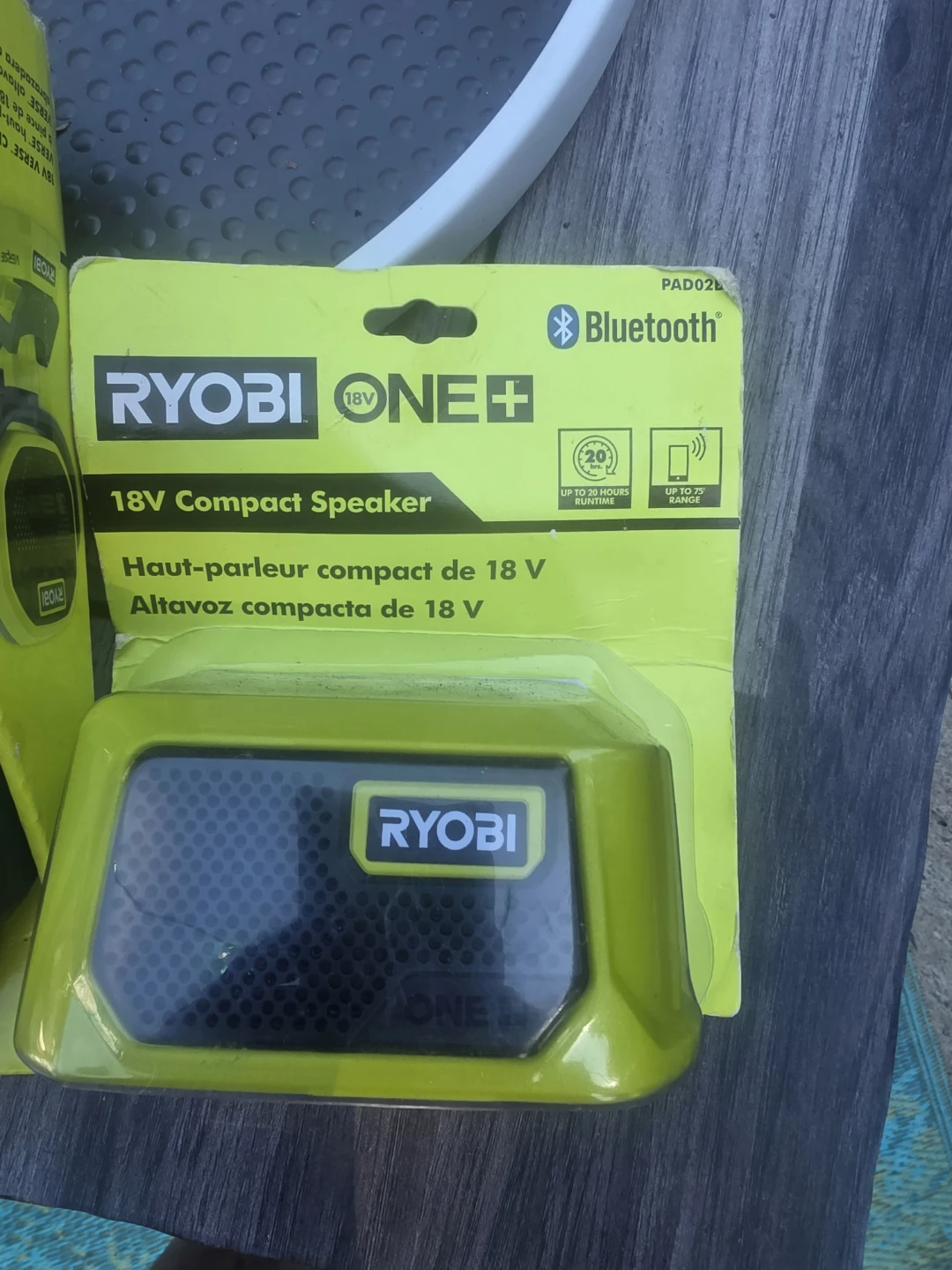 Ryobi ONE+ 18V Bluetooth Compact Speaker