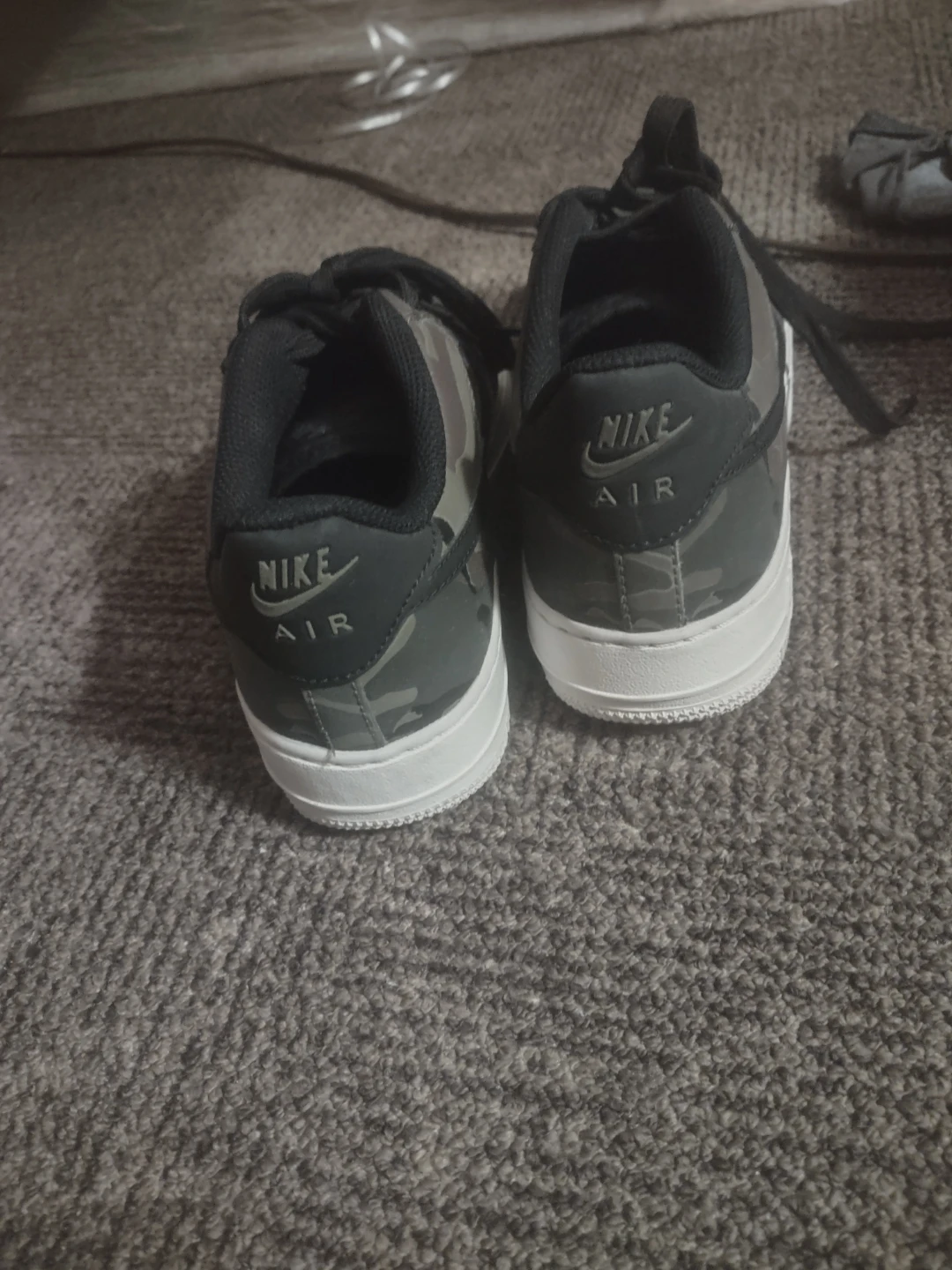 Nike Air Force 1 'Olive Reflective Camo' Sneakers - photo 3