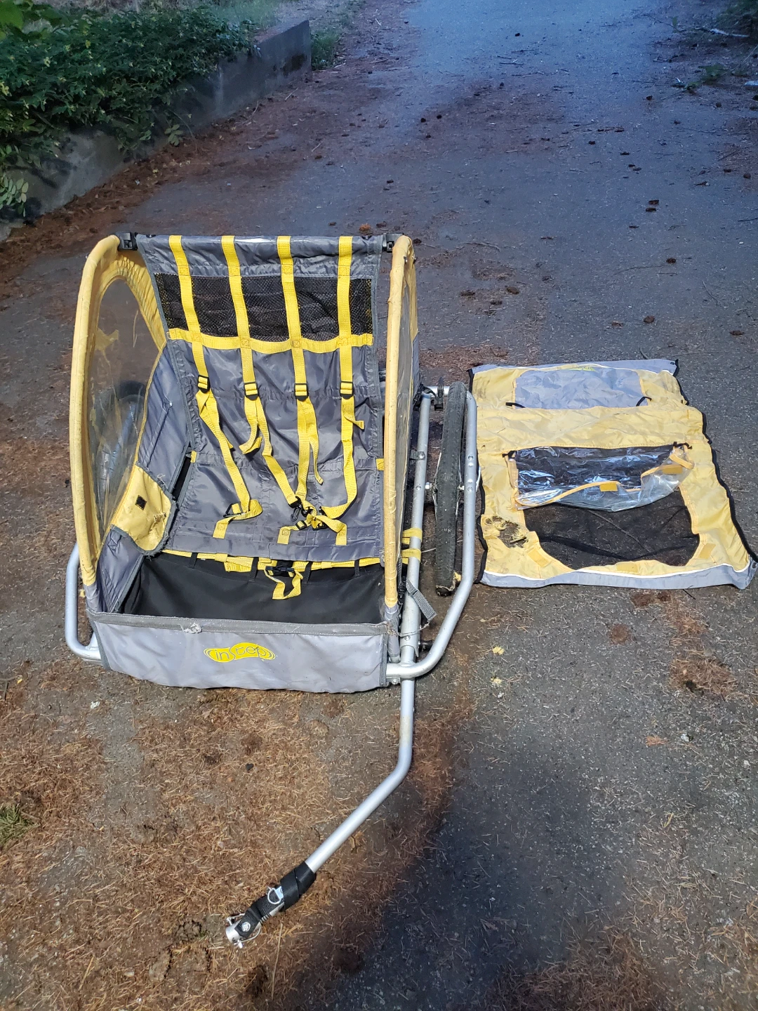 2 seat bike trailer
