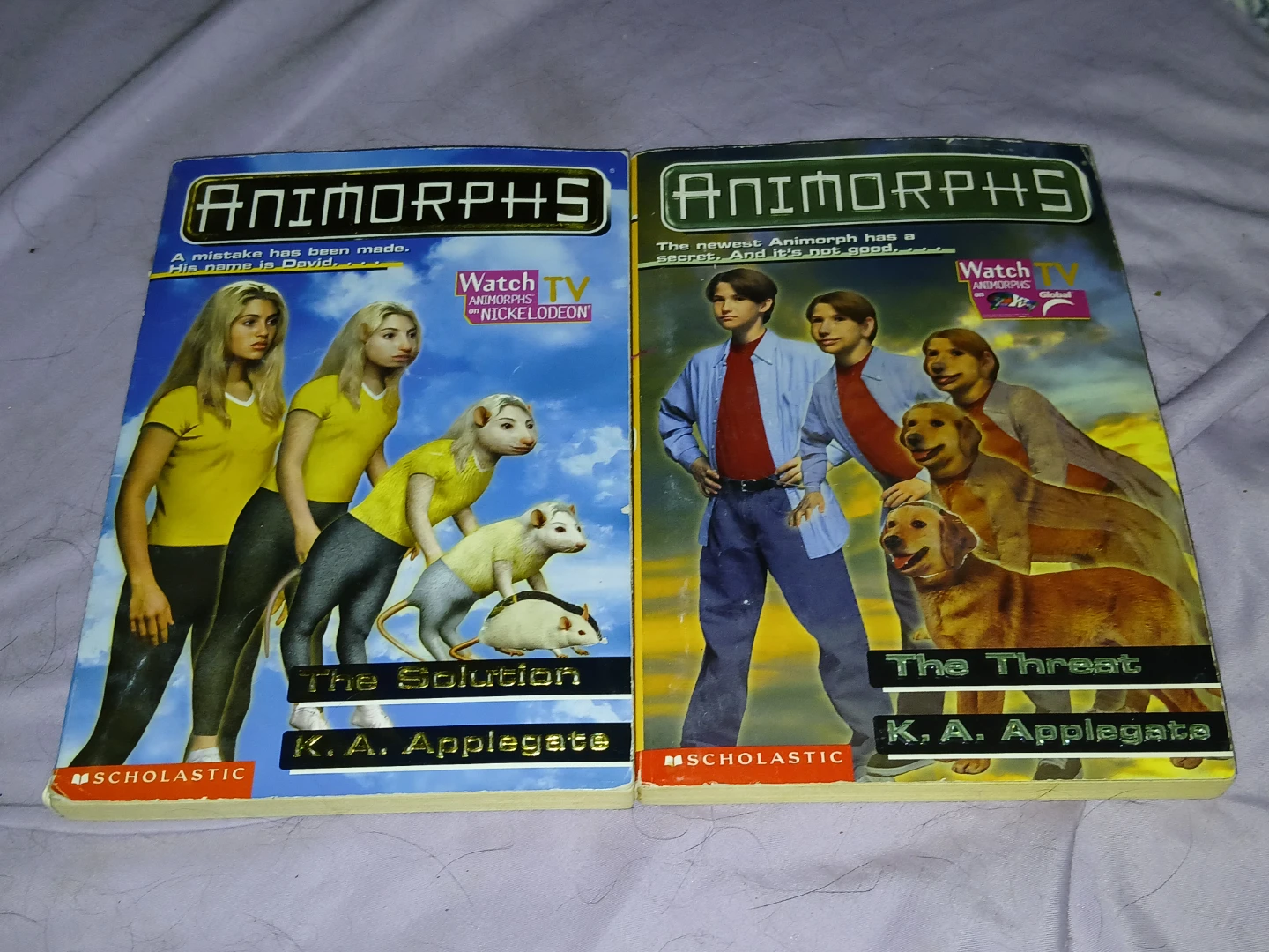 Animorphs Books: The Solution & The Threat by K.A. Applegate