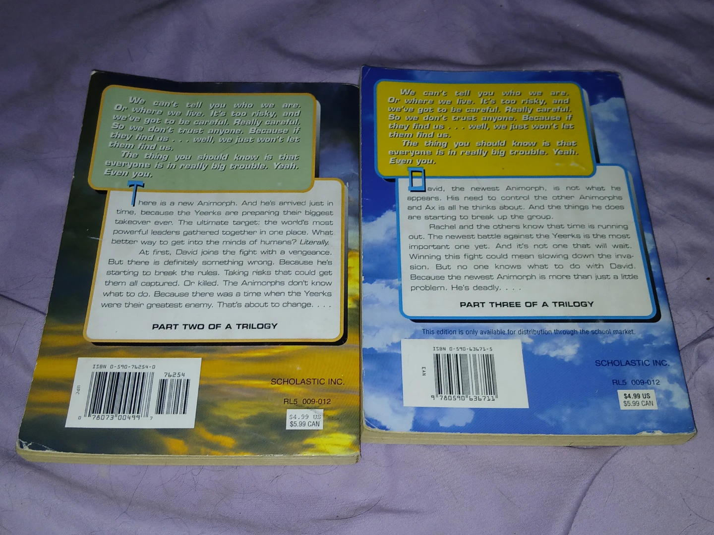 Animorphs Books: The Solution & The Threat by K.A. Applegate - photo 3