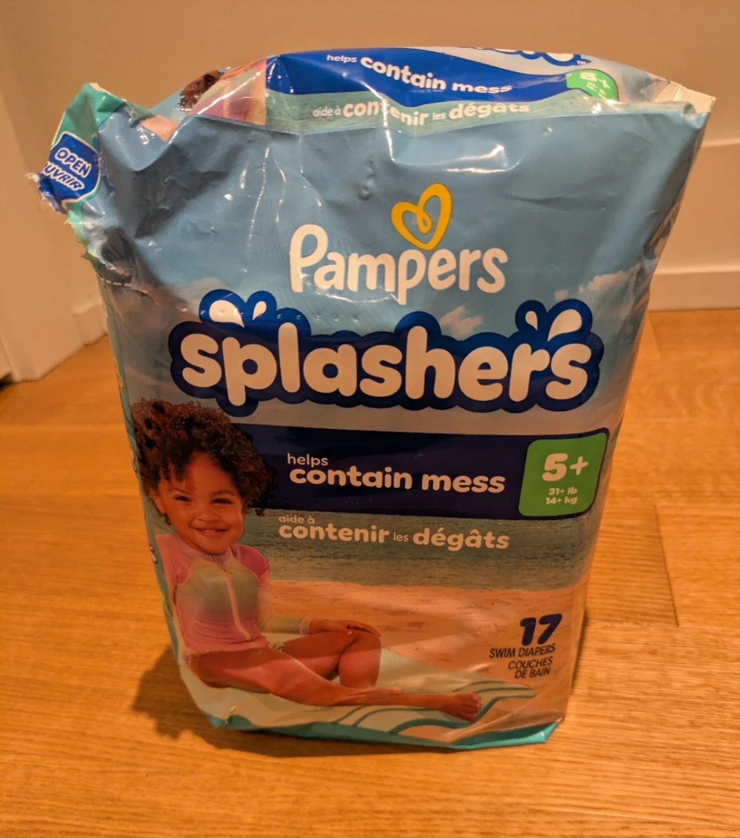 Pampers Splashers Swim Diapers (17+1 pairs)