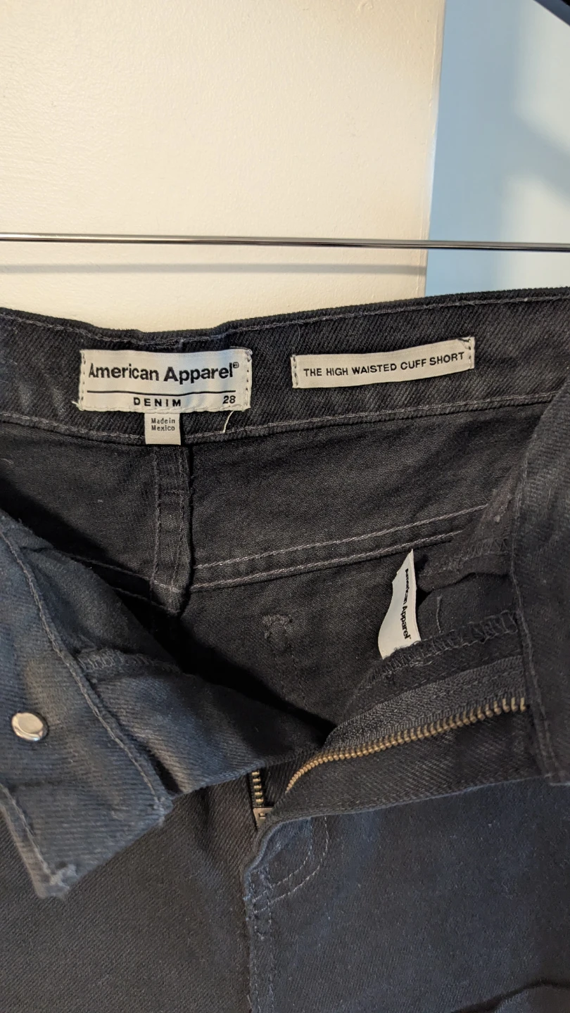 American Apparel The High Waisted Cuff Short - photo 2