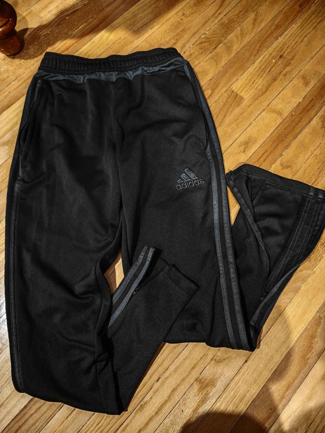 Adidas Climalite Track Pants - Black, Size XS