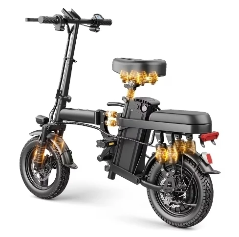 Black Folding Electric Scooter