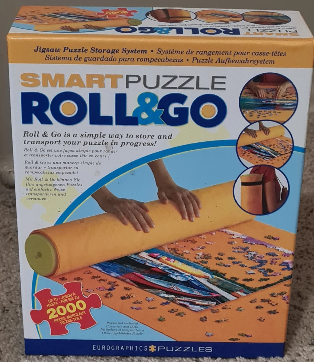 Smart Puzzle Roll & Go Jigsaw Puzzle Storage System