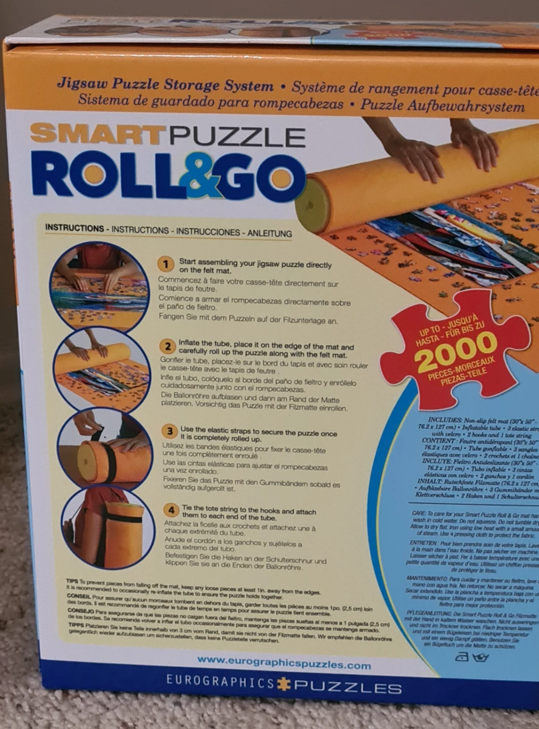 Smart Puzzle Roll & Go Jigsaw Puzzle Storage System - photo 2