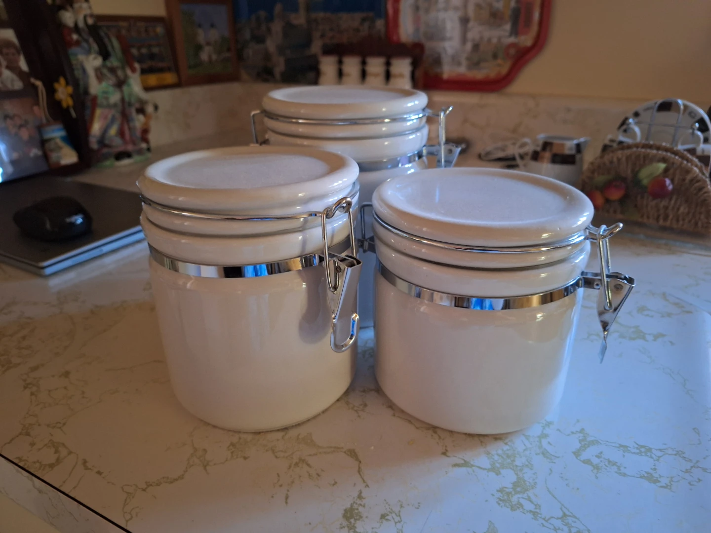 Cream Ceramic Canister Set - photo 2