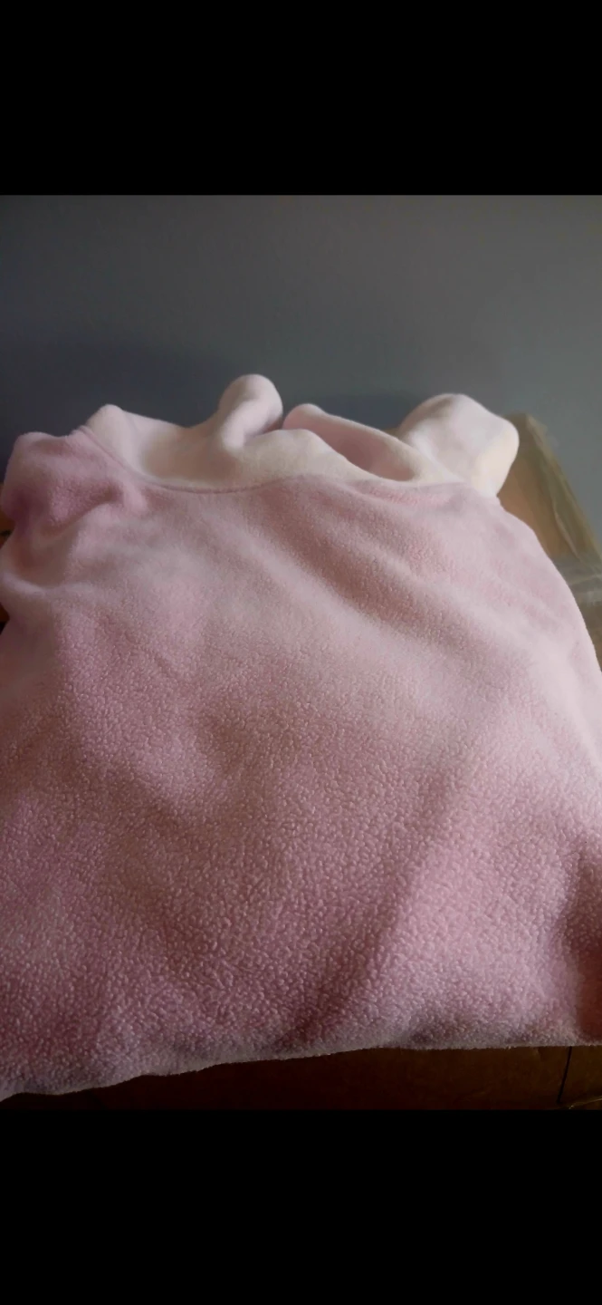Pink fleece top XL