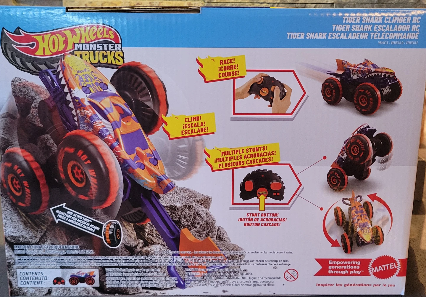Hot Wheels Monster Trucks Tiger Shark Climber RC - photo 3