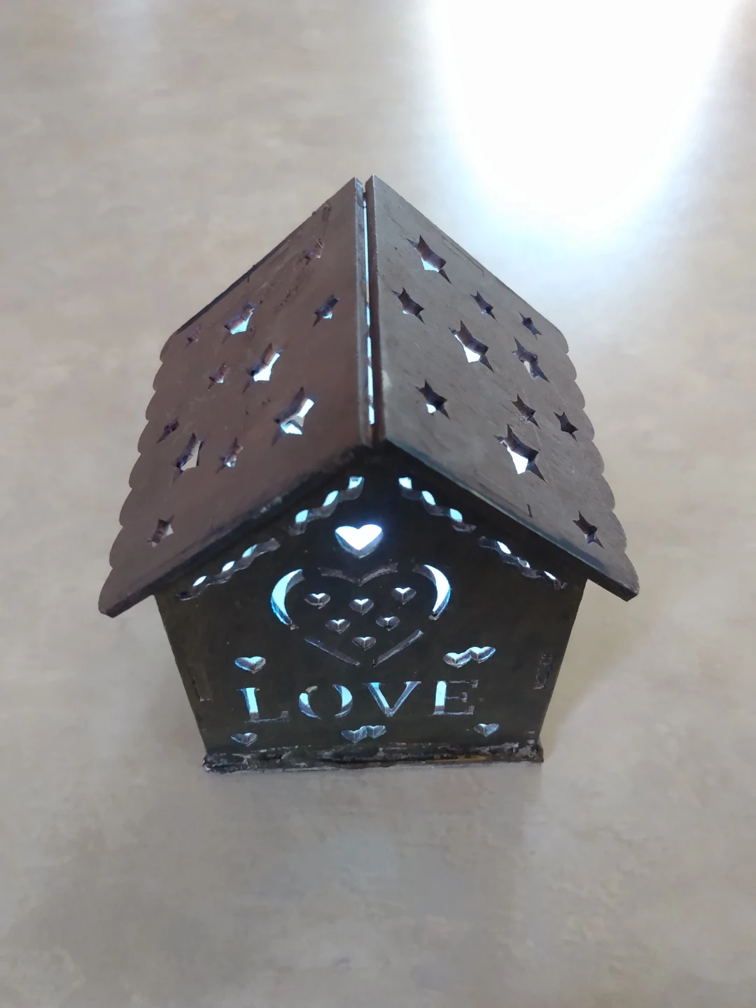 Decorative Tealight Holder - LOVE Heart Design - photo 2