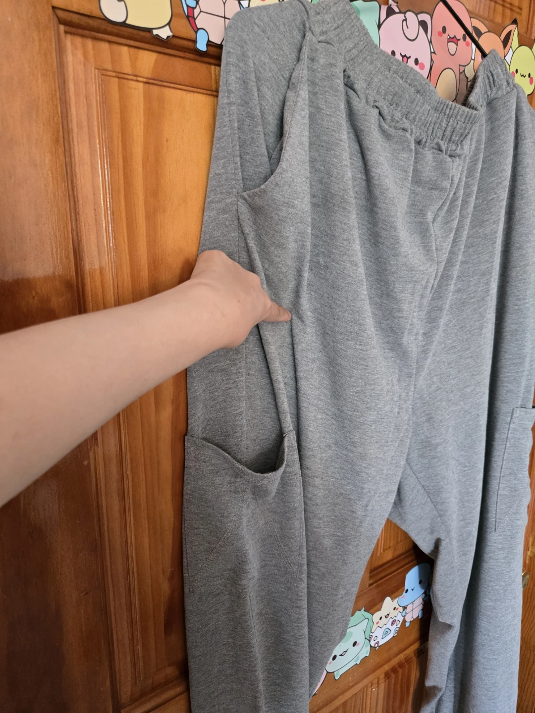 Casual Heather Gray Cargo Jogger Pants w/ Pockets - photo 2