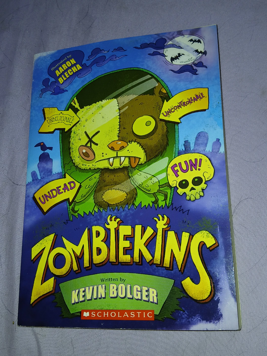 ZOMBIEKINS by Kevin Bolger Children's Book