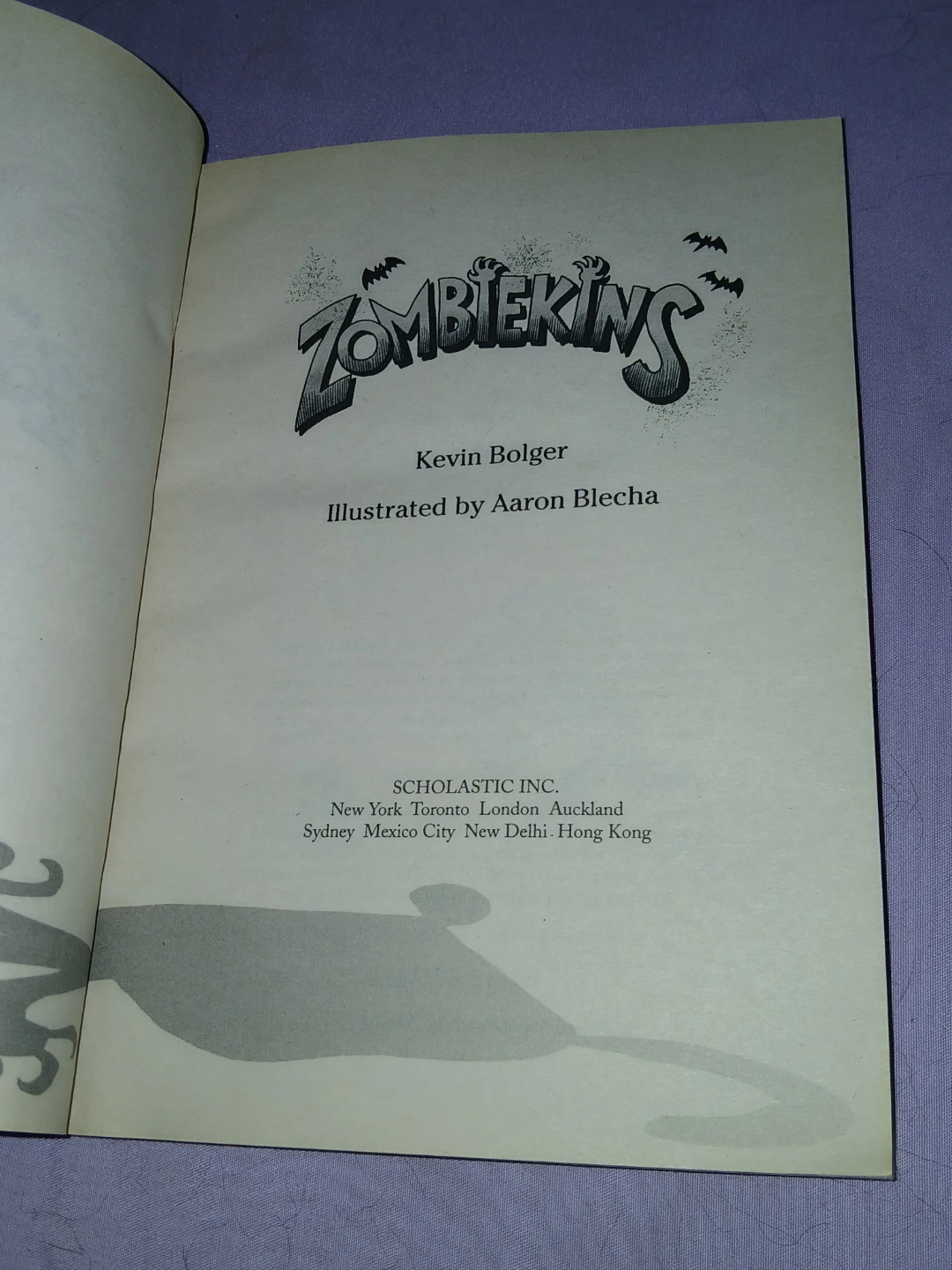 ZOMBIEKINS by Kevin Bolger Children's Book - photo 3