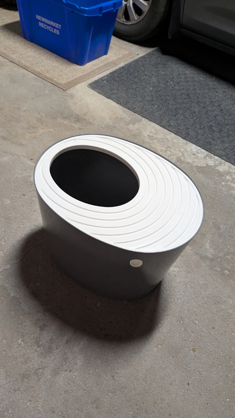 Modern Top-Entry Cat Litter Box - photo 3