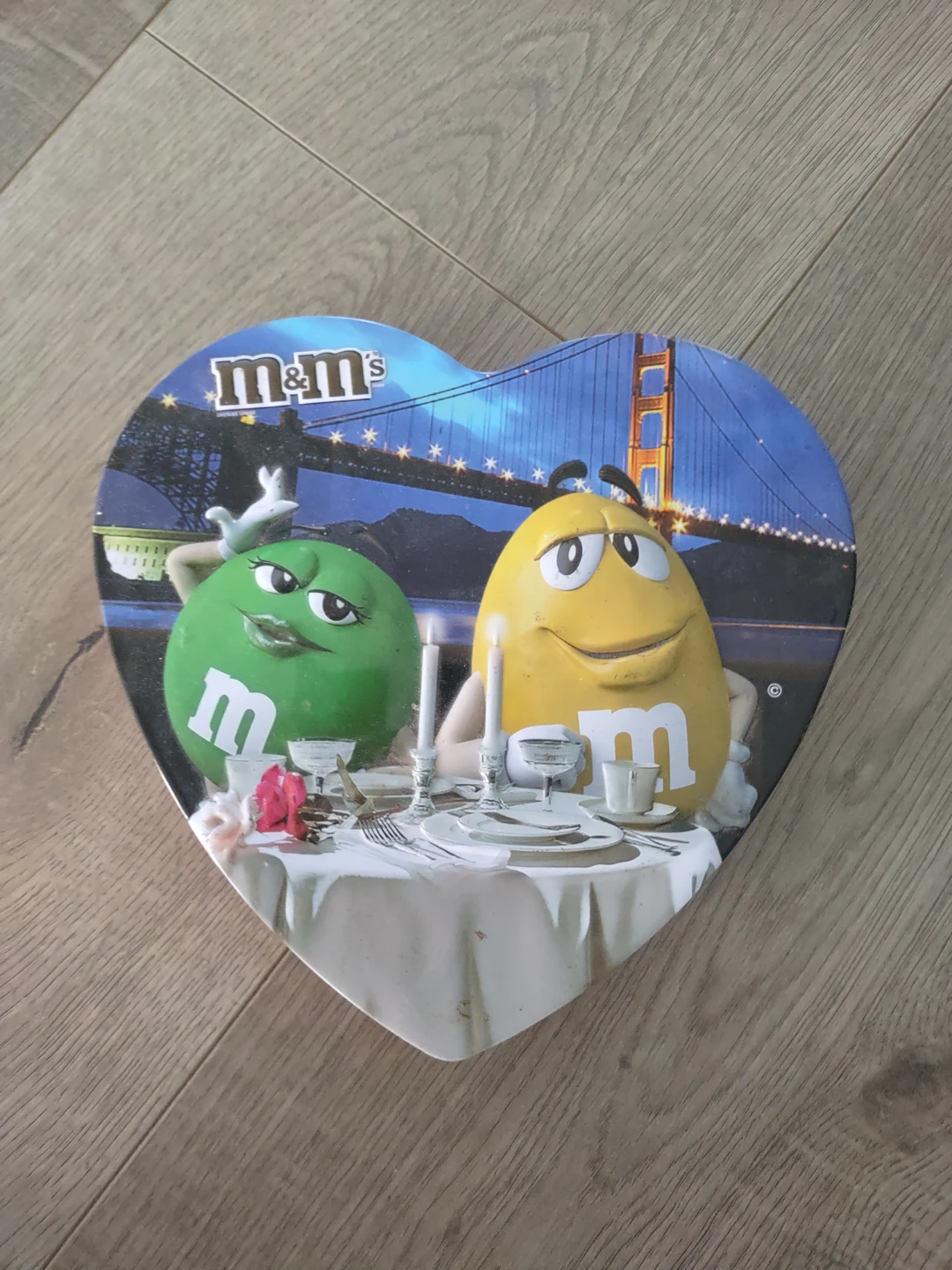 M&M's Heart Shaped Tin