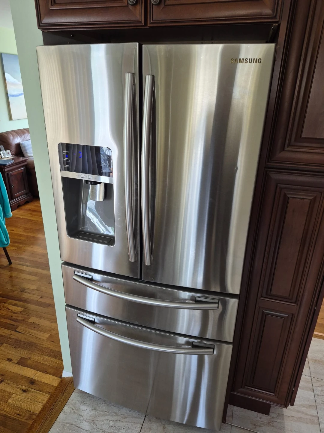 Samsung 36in Stainless steel french door refrigerator