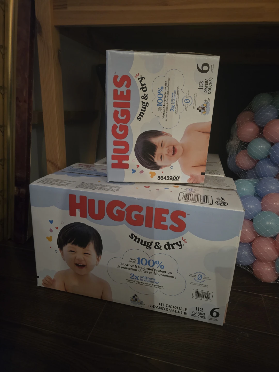 Huggies Snug & Dry Diapers Size 6 (112 Count)