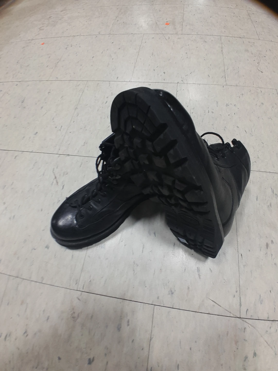 Black Original Verbatim Leather Tactical Boots Men's Size 10.5 - photo 5