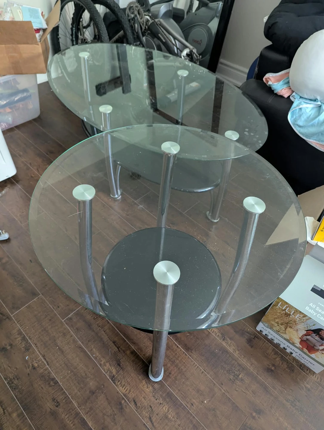 Glass Coffee Table set - photo 2