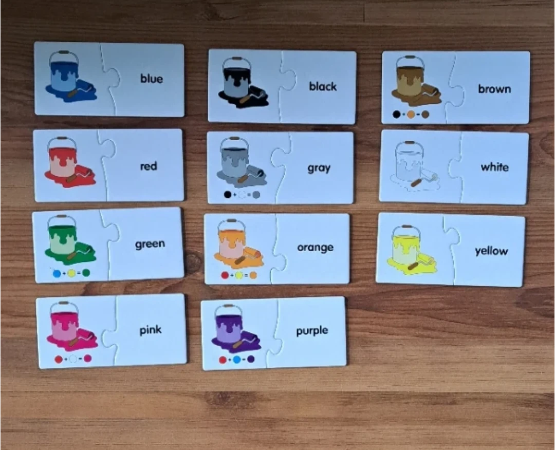 Educational Shape and Color Puzzles for Kids