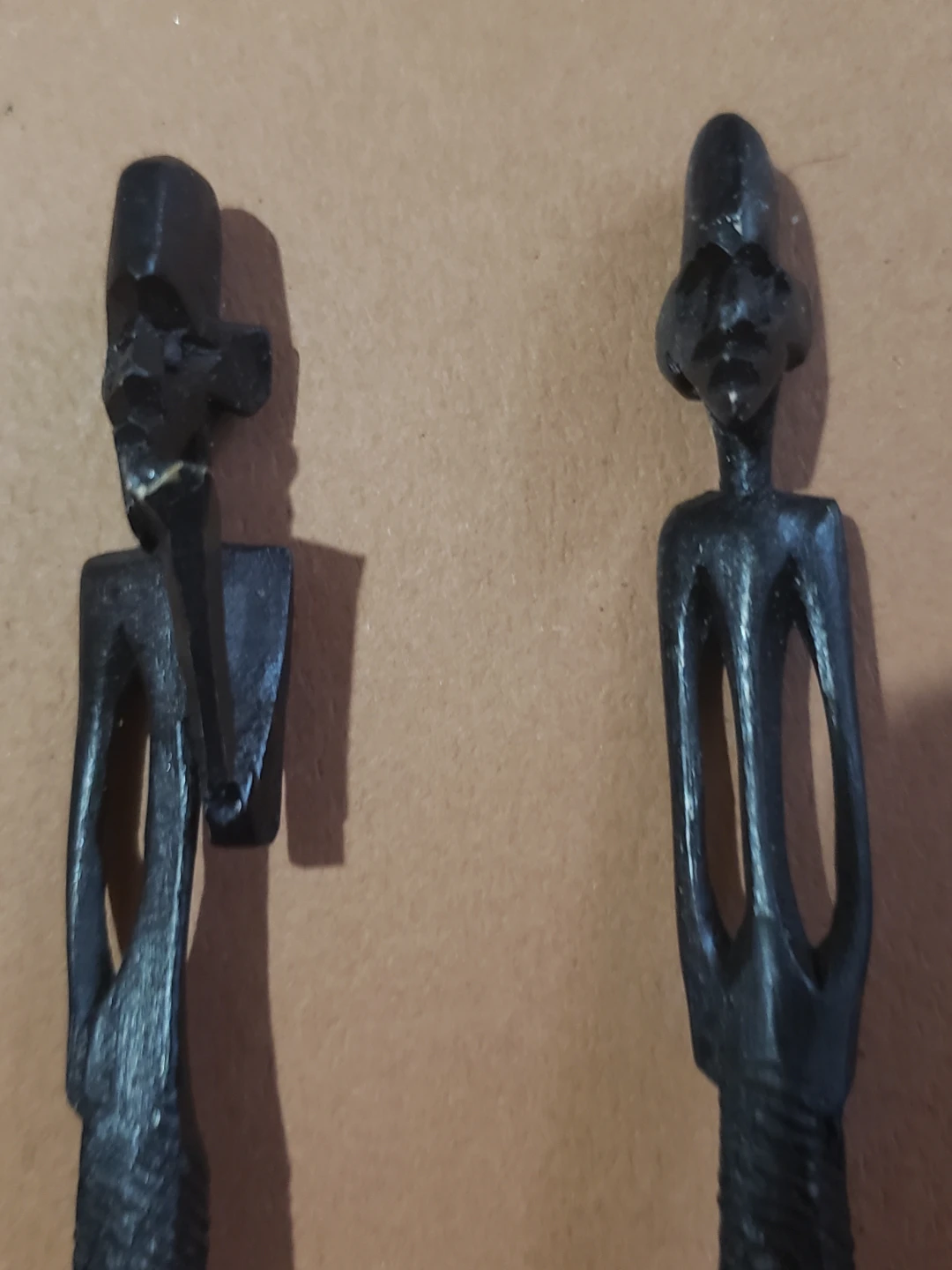 Hand Carved Wooden Figurines Set - photo 2