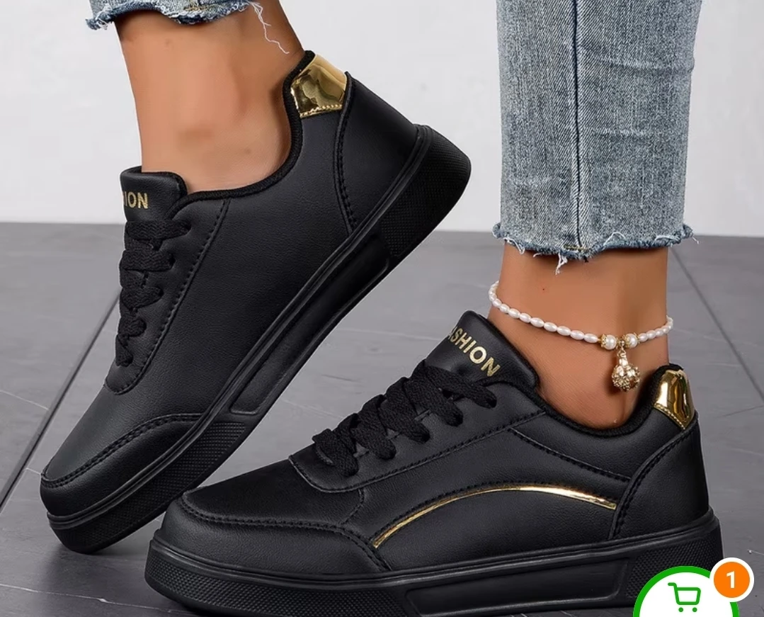 Black FASHION Sneakers - photo 2