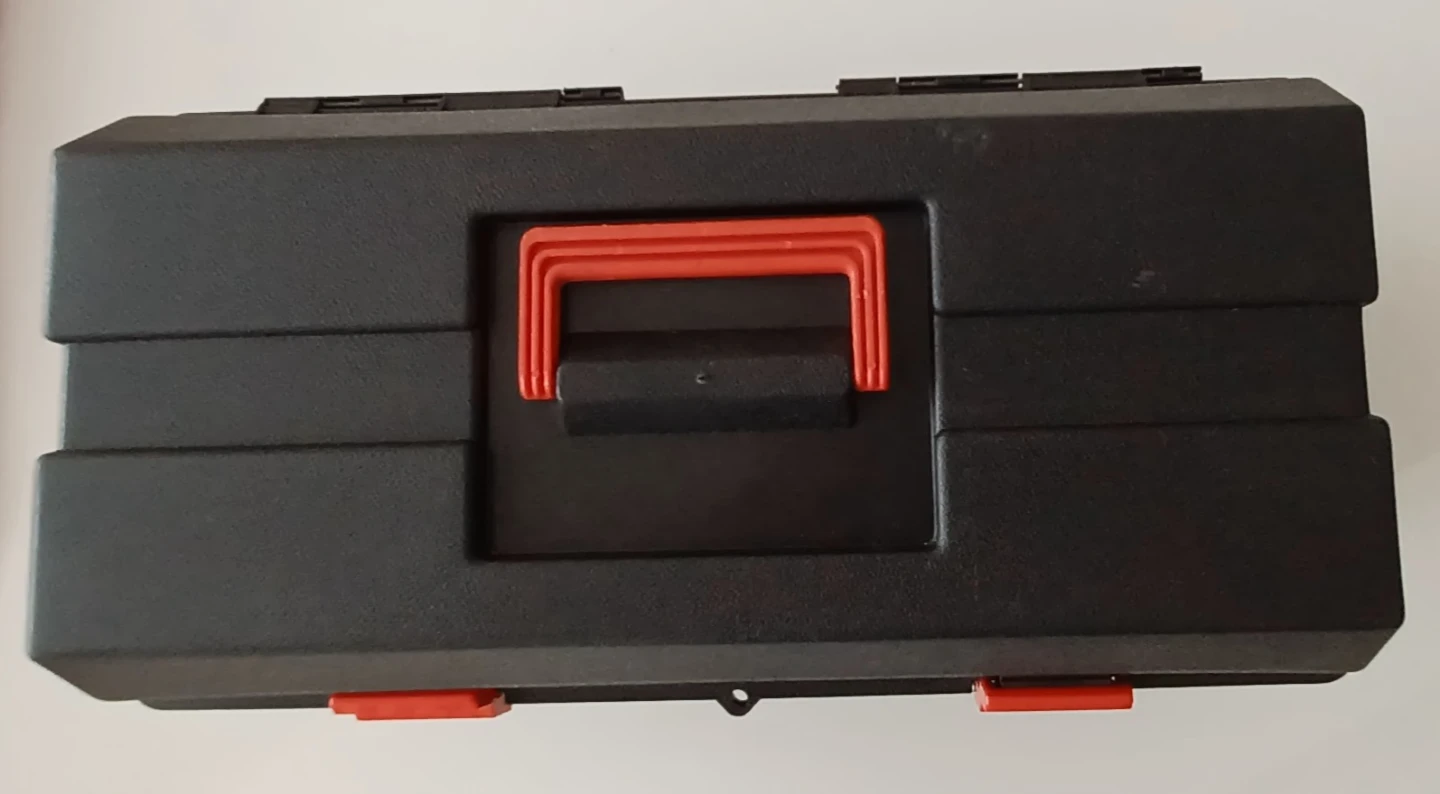 Black and Red Tool Box Case