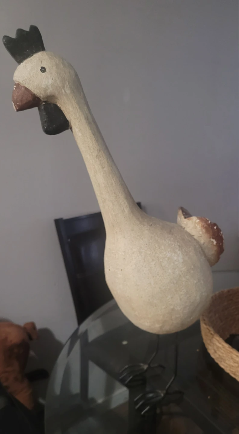 Wooden Goose Figurine - photo 2