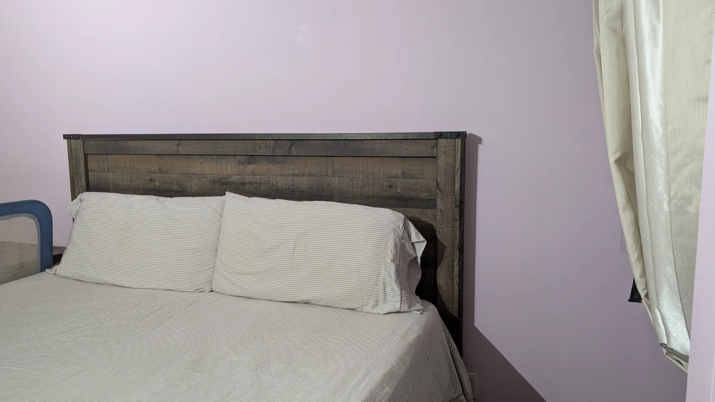 Rustic Wood Queen Bed Frame Headboard