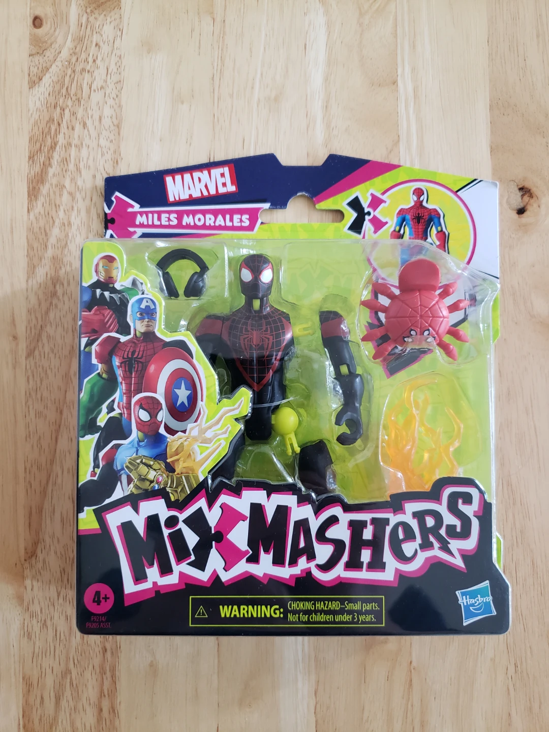 Marvel Mix Mashers Miles Morales Action Figure with Spider-Bot