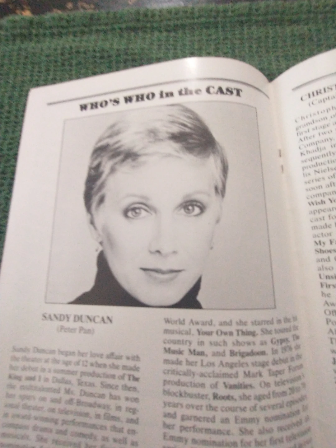 Playbill Peter Pan Miami Beach 1981-82 - photo 3