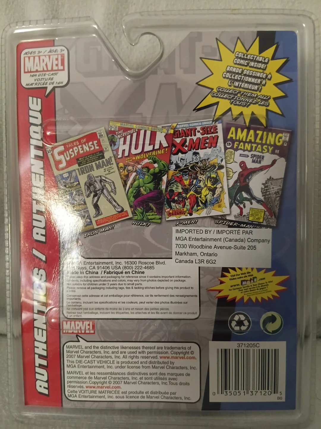 Marvel Authentics Die-Cast Series Car and Collectible Comic - photo 5