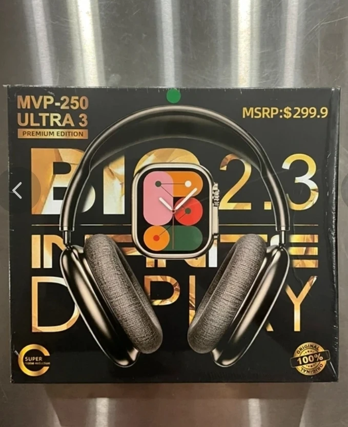 Ultra 3 Premium Edition Smart Watch and Headphones Set