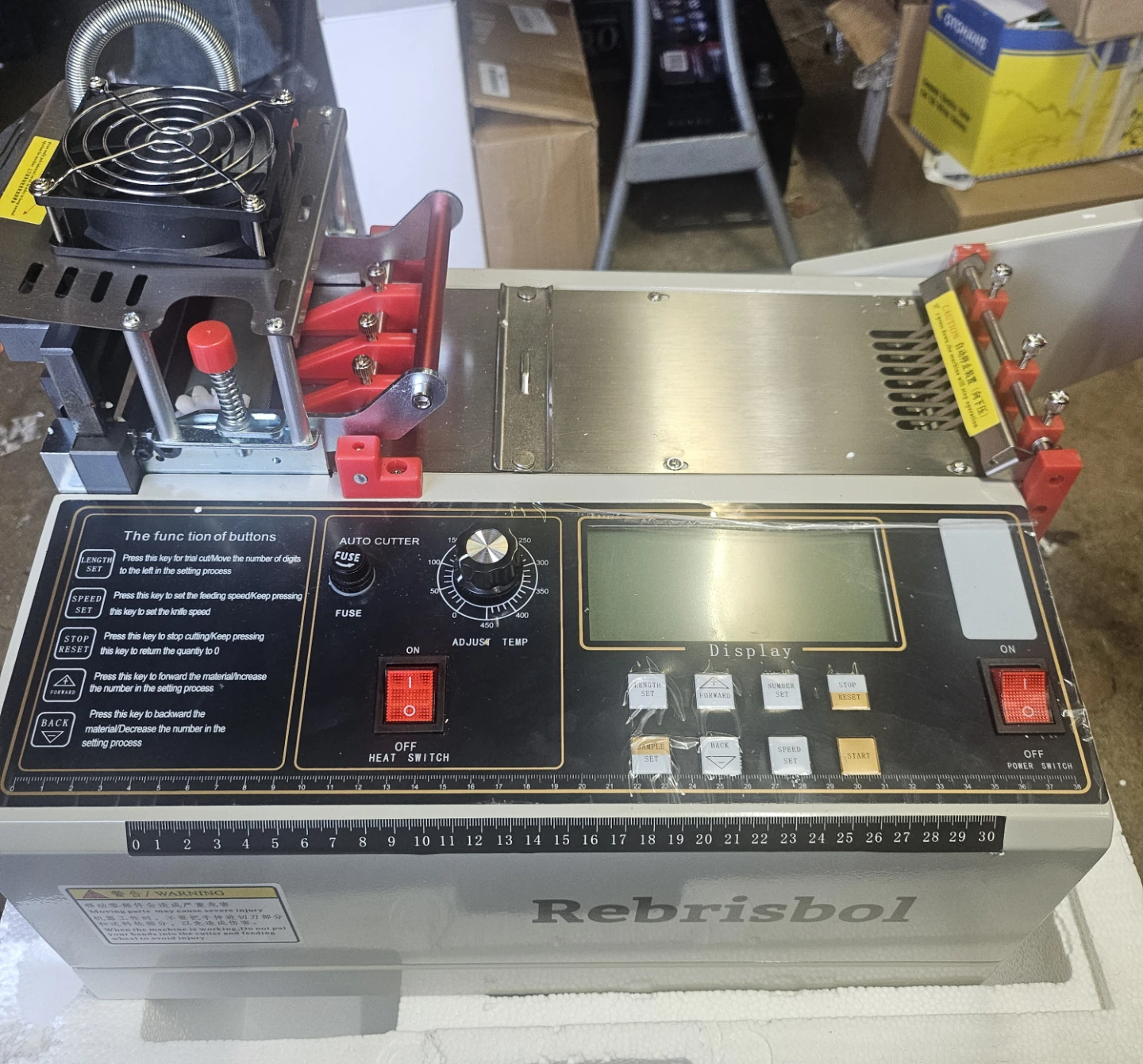 Webbing Cutting Machine 5" LCD Display