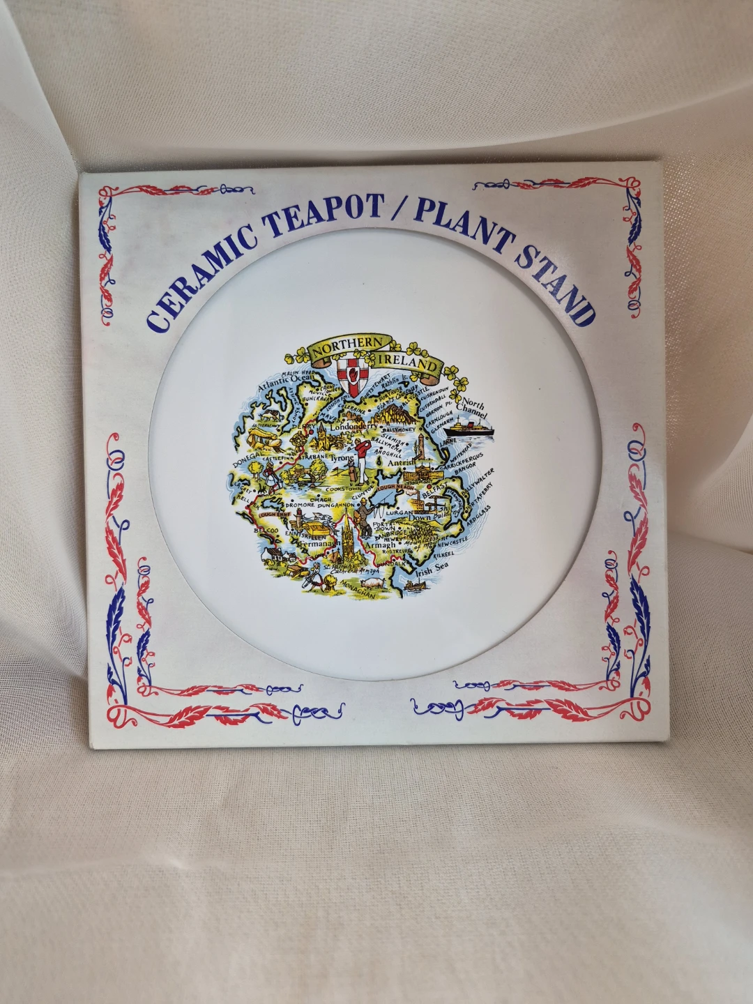 Ceramic Teapot/Plant Stand Northern Ireland Trivet - photo 4