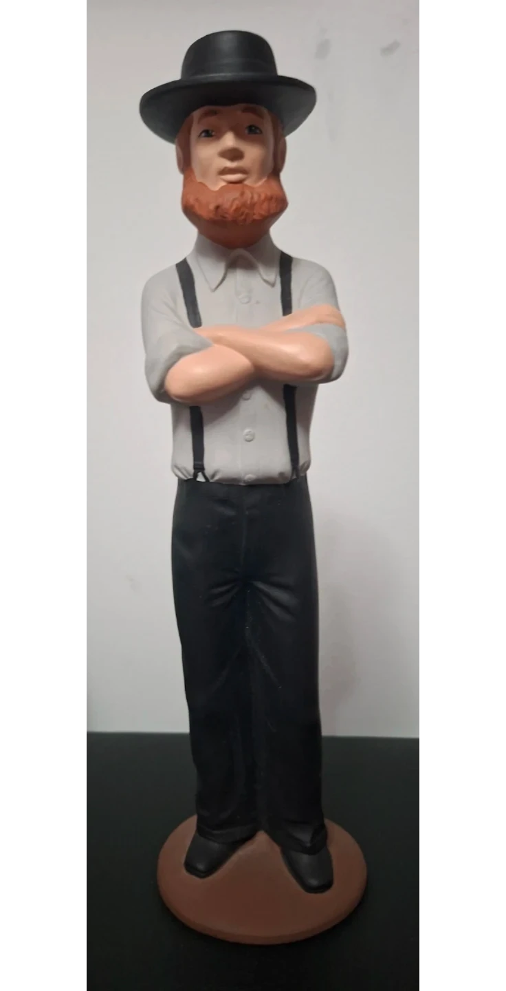Amish/Mennonite Ceramic Statue
