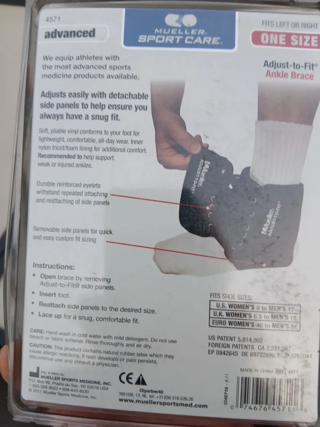 Mueller Adjust-to-Fit Ankle Brace - photo 2