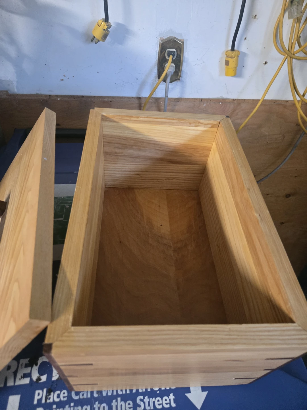 Wooden Storage Box with Lid