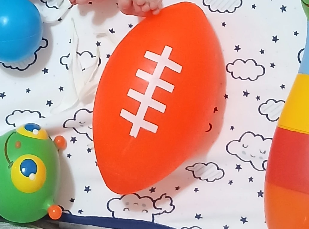 Orange Football Toy